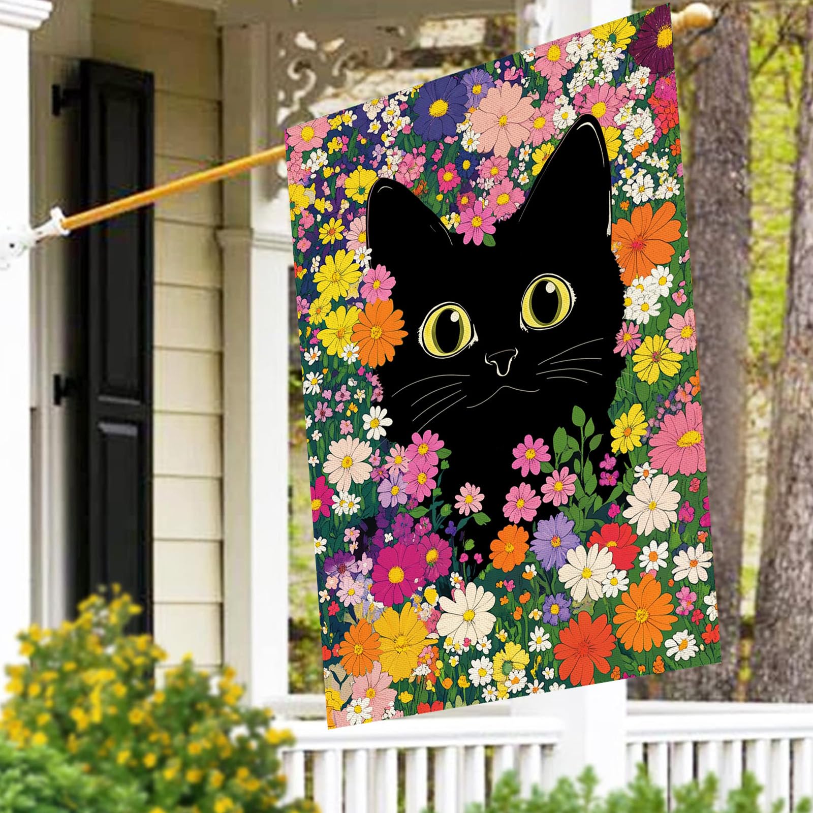 Baccessor Burlap fabric close-up reveals sturdy texture for durable outdoor display