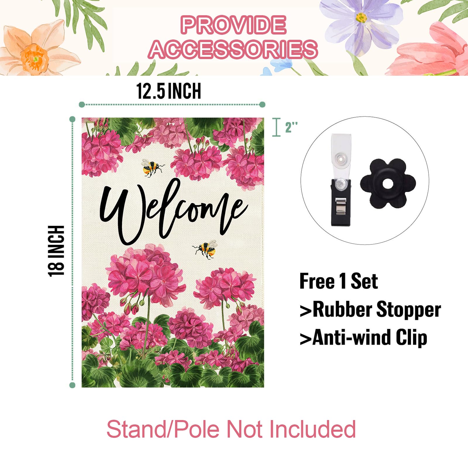 Baccessor clip-stopper set included for simple installation
