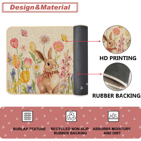 Baccessor Dirt-Trap Burlap Surface catches dirt and moisture before entering.