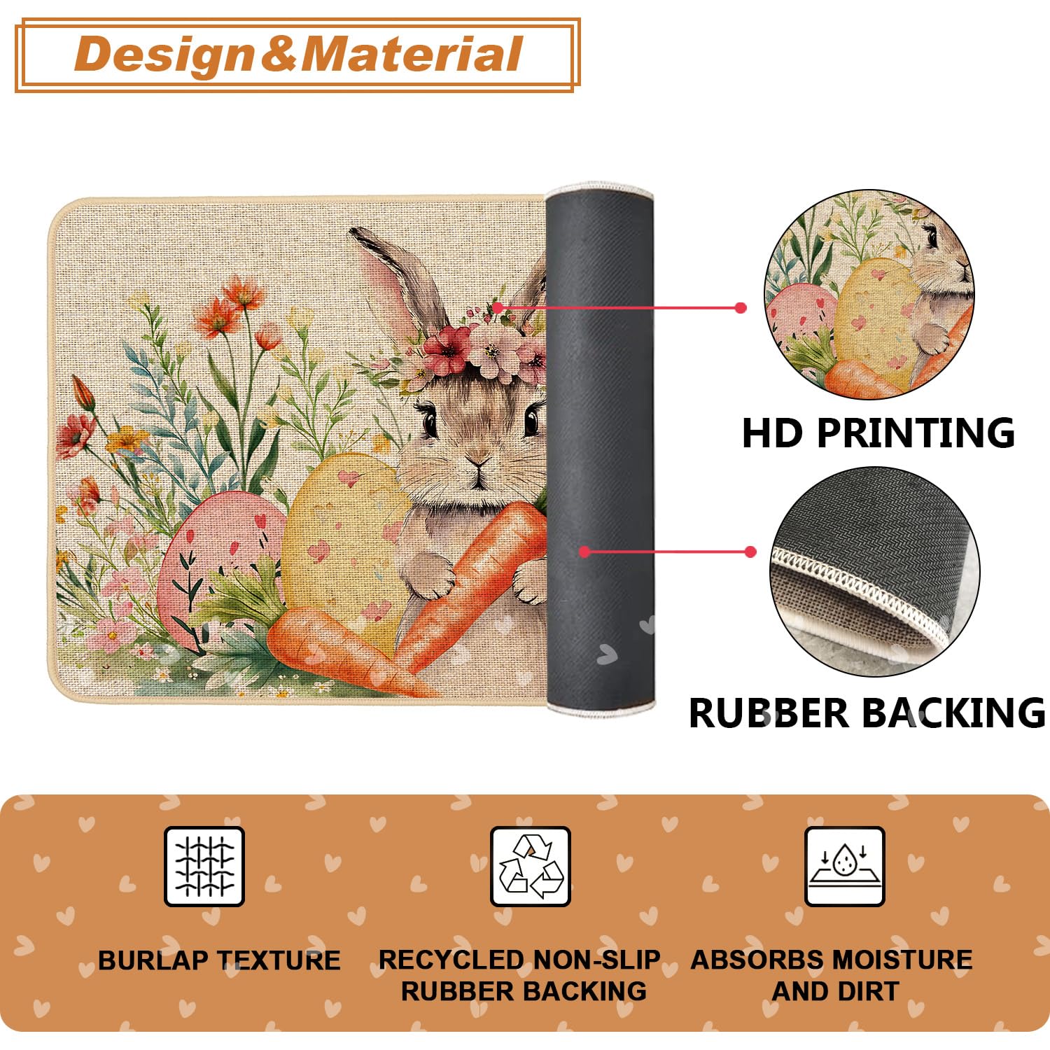 Baccessor weather-resistant mat endures rain and snow for year-round use