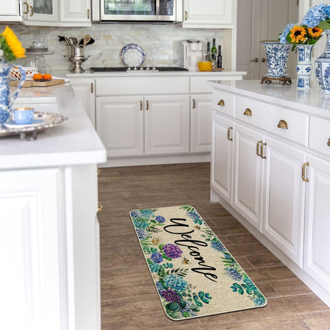 Baccessor doormat rubber back prevents slips for safer entryways