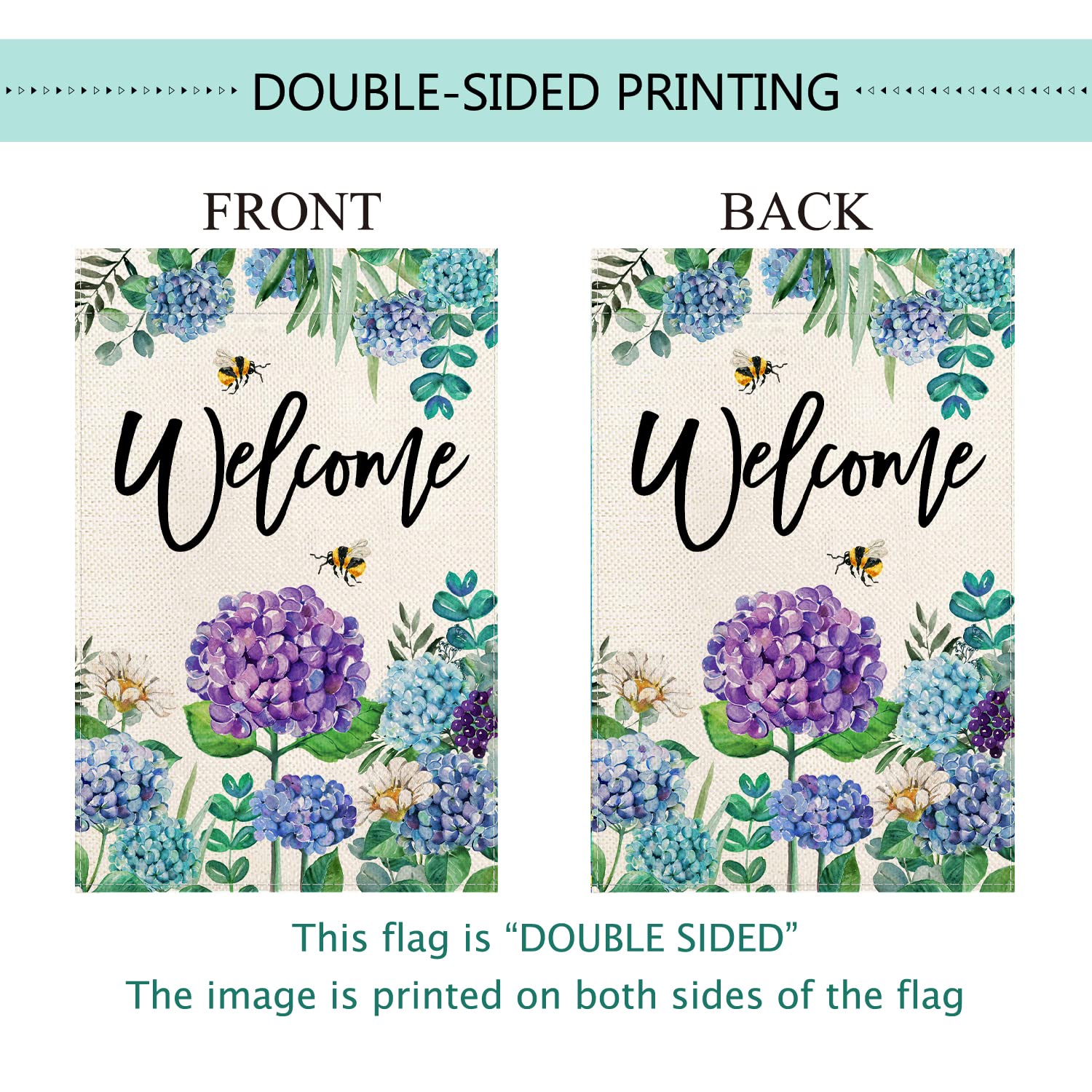 Baccessor Weather-friendly flag is an outdoor seasonal decoration option.