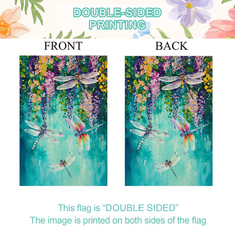 Baccessor Durable burlap fabric flag built for all-season use in outdoor spaces.