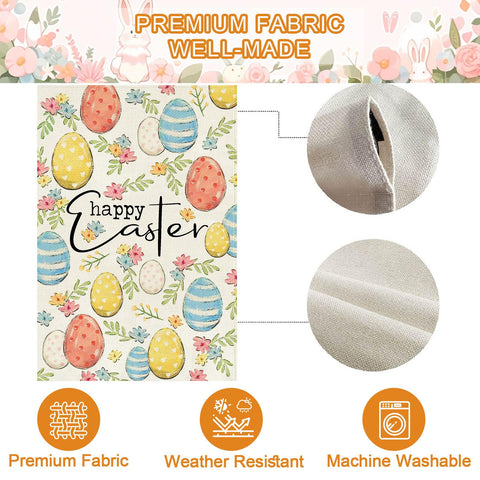 Baccessor Durable burlap decor for long-lasting outdoor Easter displays