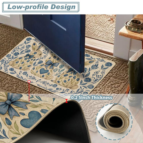 Baccessor Durable burlap surface traps dirt before entry
