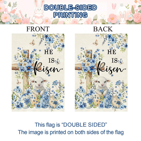Baccessor Easter flag, easy installation on standard poles