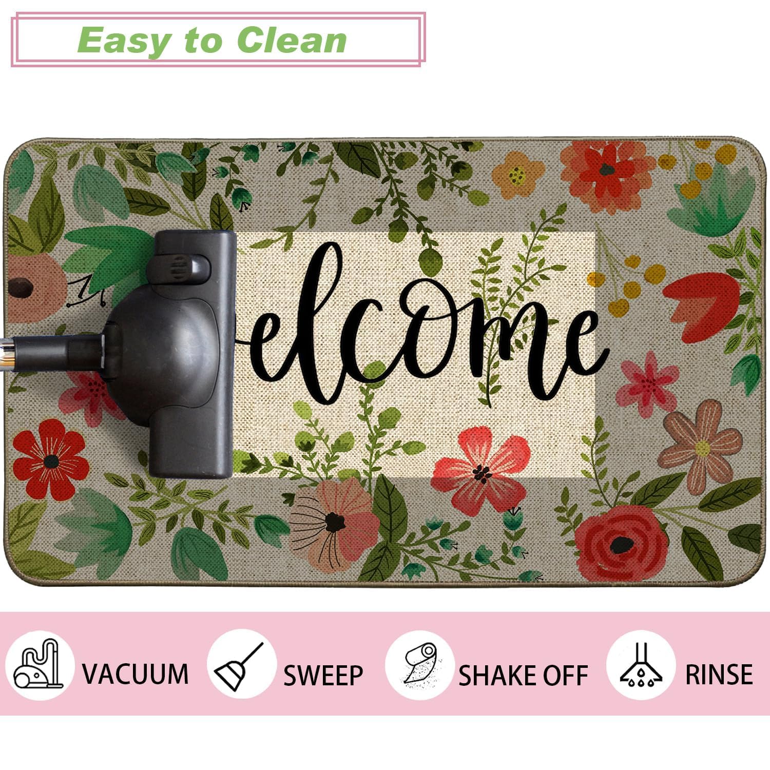 Baccessor farmhouse-style welcome mat boosts curb appeal