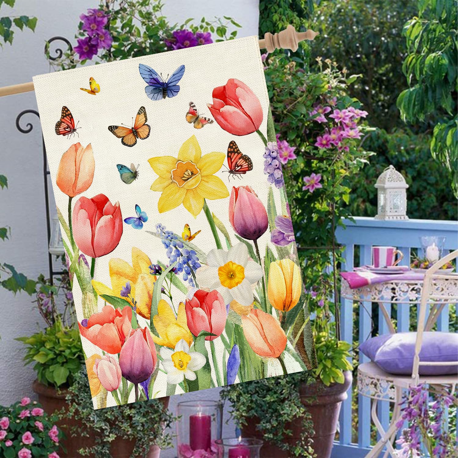Baccessor Large 28x40 flag for bold garden visibility
