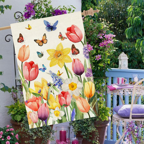 Baccessor Large 28x40 flag for bold garden visibility