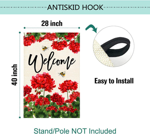 Baccessor flag top sleeve anti-skid feature keeps the flag secure.