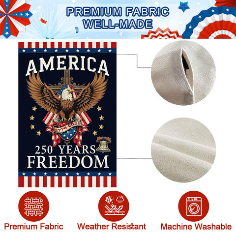 Baccessor freedom flag 28x40 for seasonal outdoor decor