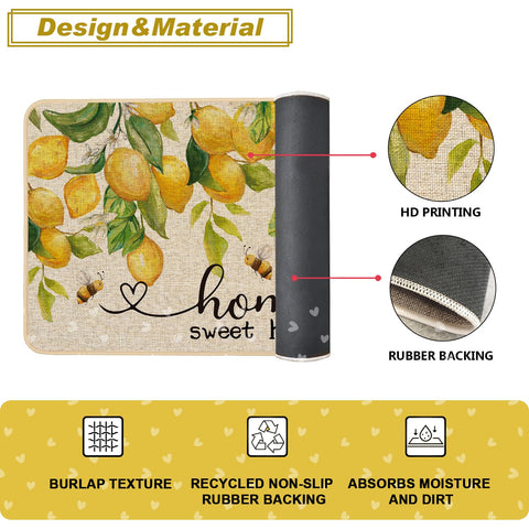 Baccessor Front porch setup with welcoming lemon motif