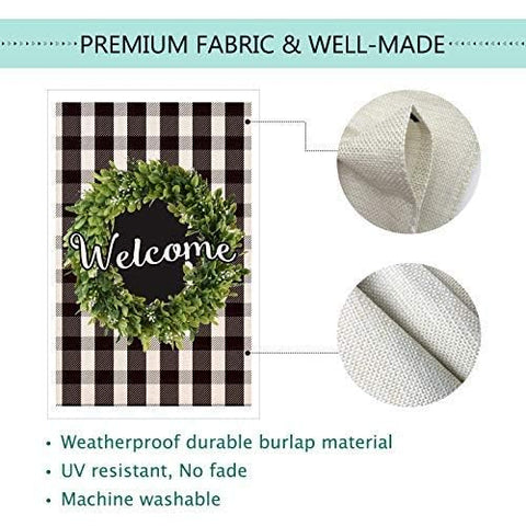 Baccessor Front-yard welcome flag enhances curb appeal and hospitality