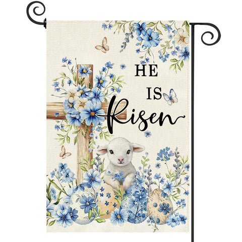 Baccessor He Is Risen sleeve-top compatible for standard flagpoles