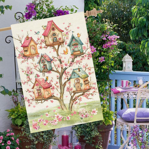 Baccessor large 28x40 outdoor garden flag boosts curb appeal