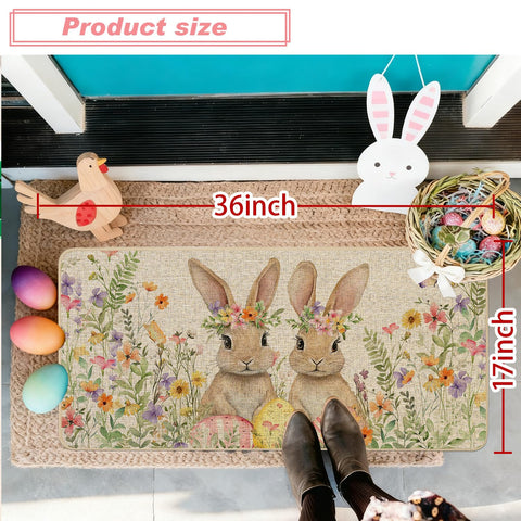 Baccessor low-profile 17x36 inch doormat fits under most doors