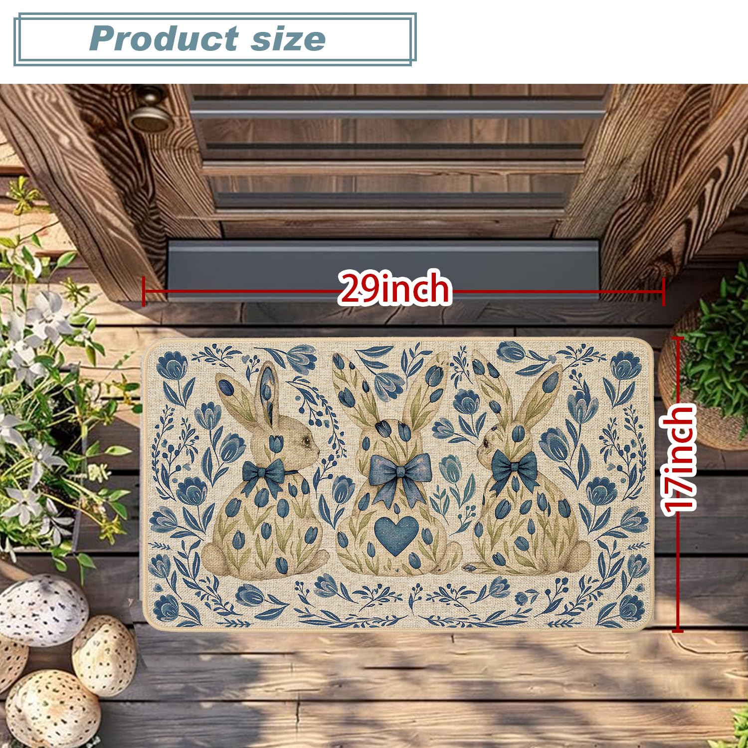Baccessor Low profile door mat stays flush under doors for smooth clearance