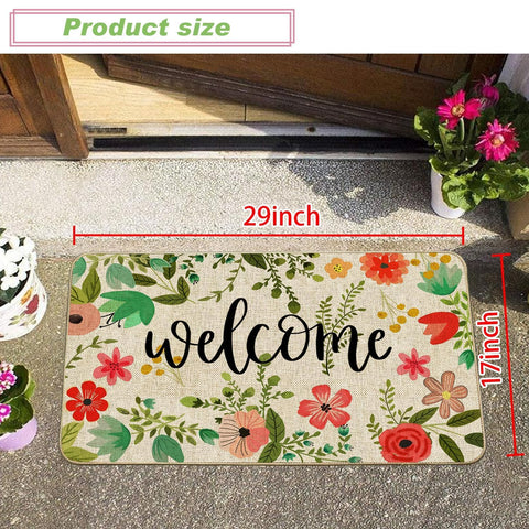 Baccessor non-slip back keeps the mat in place on busy doorways