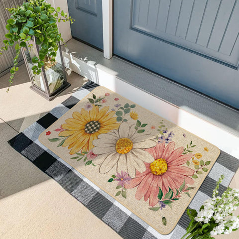 Baccessor non-slip rubber backing keeps the mat in place.