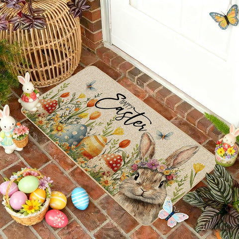 Baccessor outdoor indoor entrance mat resists weather and cleans easily.