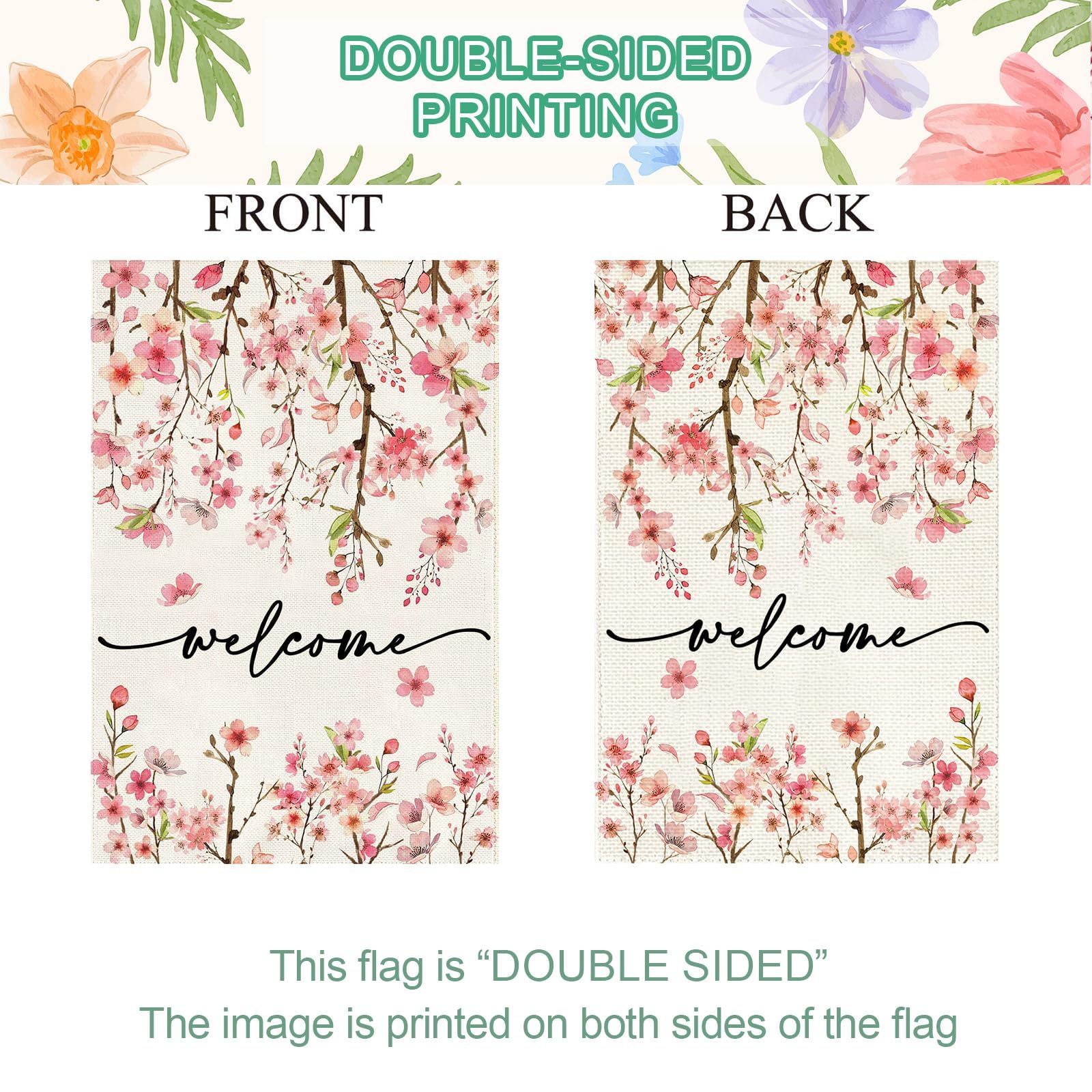 Baccessor patio flag on stand adding seasonal charm