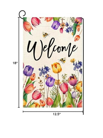 Baccessor potted-garden-display-flag invites welcoming ambiance around entryways.