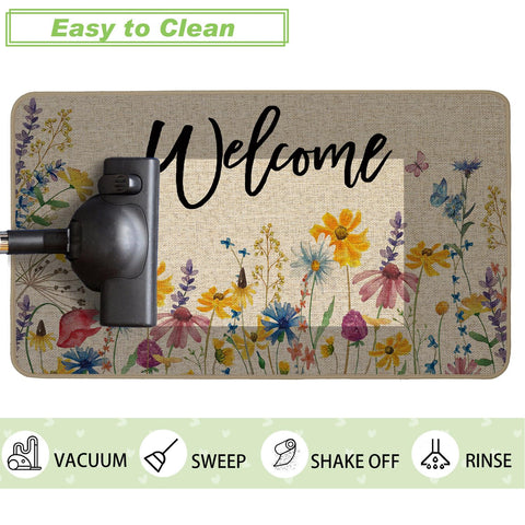 Baccessor Non-slip backing keeps the mat in place during use.