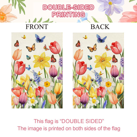 Baccessor Seasonal decor flag suitable for spring and Easter