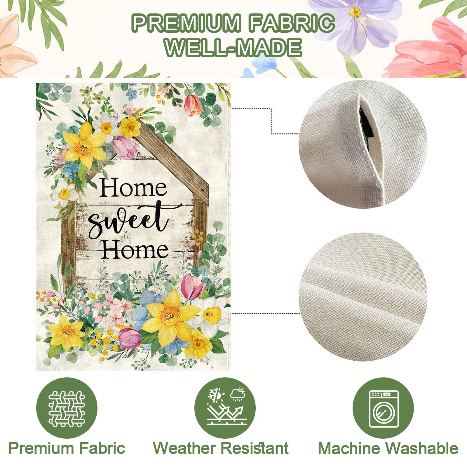 Baccessor seasonal outdoor decor flag boosts yard charm