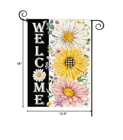 Baccessor Spring Garden Flag outdoor-use ready for all seasons