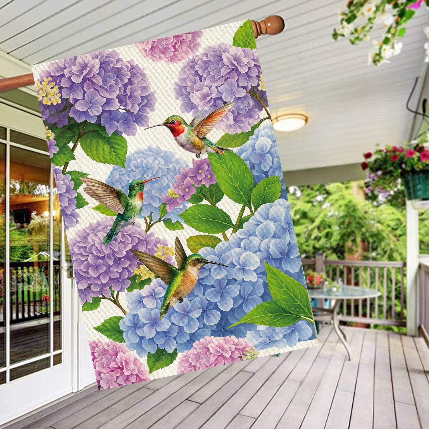 Baccessor spring summer welcome flag, 28x40 inches for bold seasonal decor.
