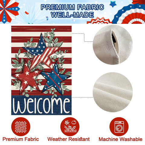 Baccessor top-tab flag design fits standard poles securely.