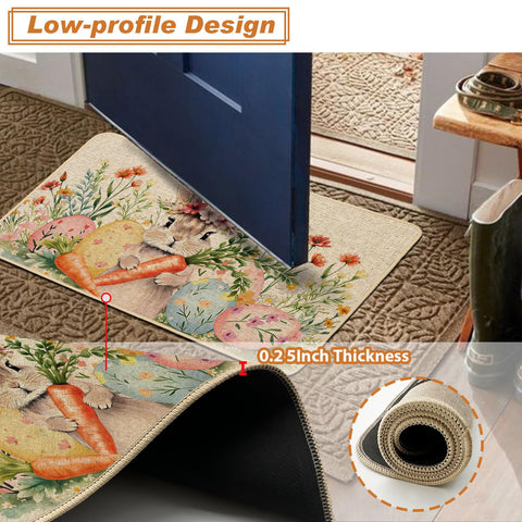 Baccessor doormat is easy to clean with hose or vacuum