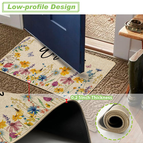 Baccessor Easy-clean mat can be rinsed or shaken after use.