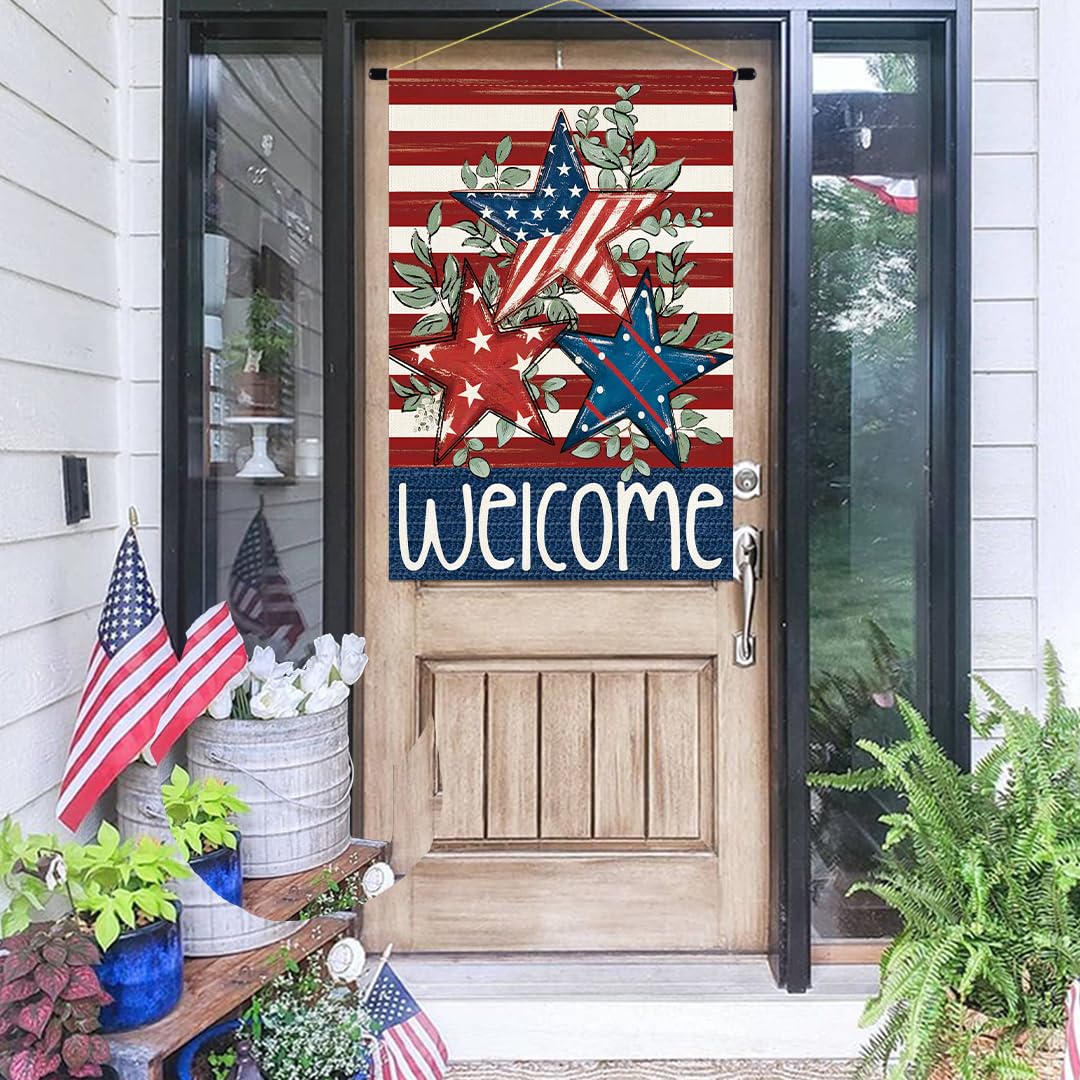 Baccessor weatherproof flag stands up to wind and rain outdoors.