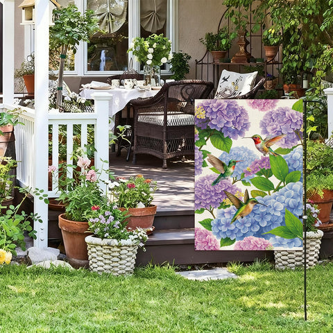Baccessor weatherproof yard flag withstands wind and rain