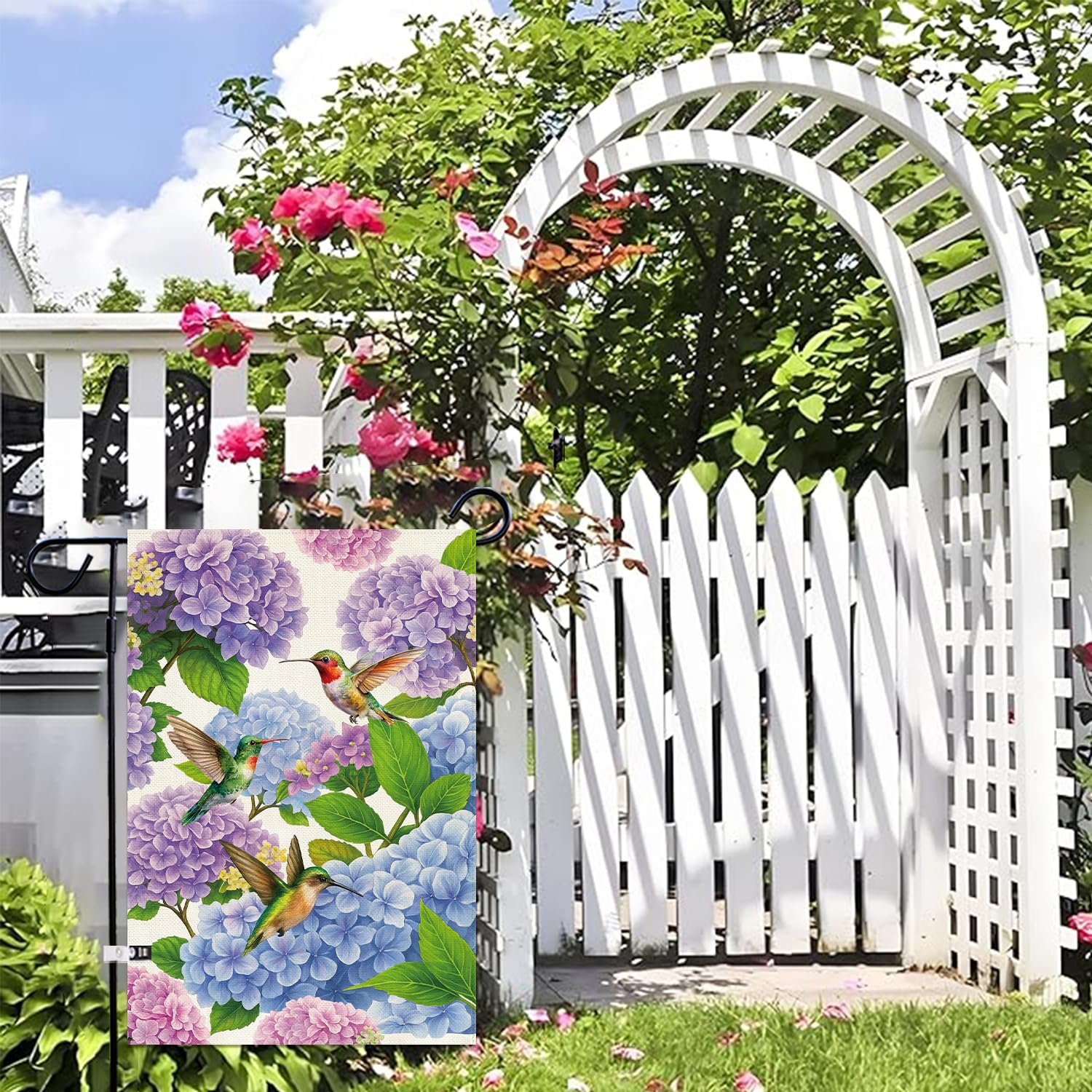 Baccessor welcome flag yard decor inviting guests with style