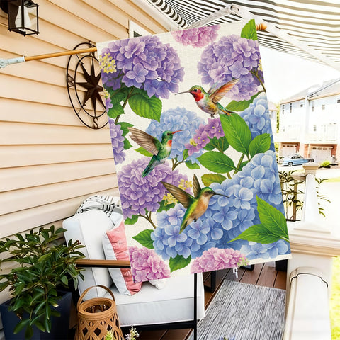 Baccessor yard flag on pole, anti-skid sleeve helps secure the display.