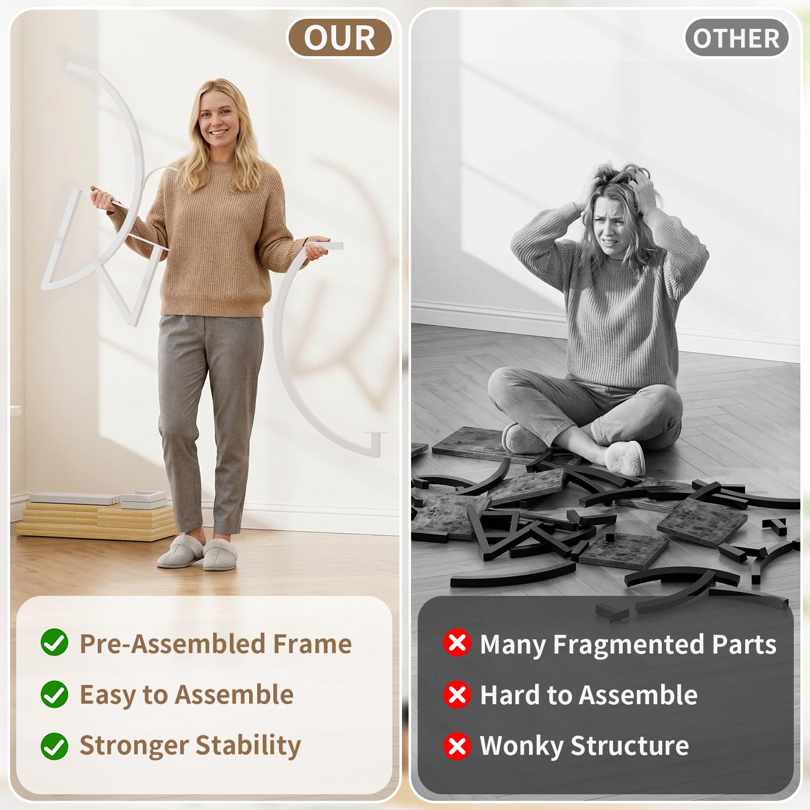 BACEKOLL included tools simplify assembly and secure placement