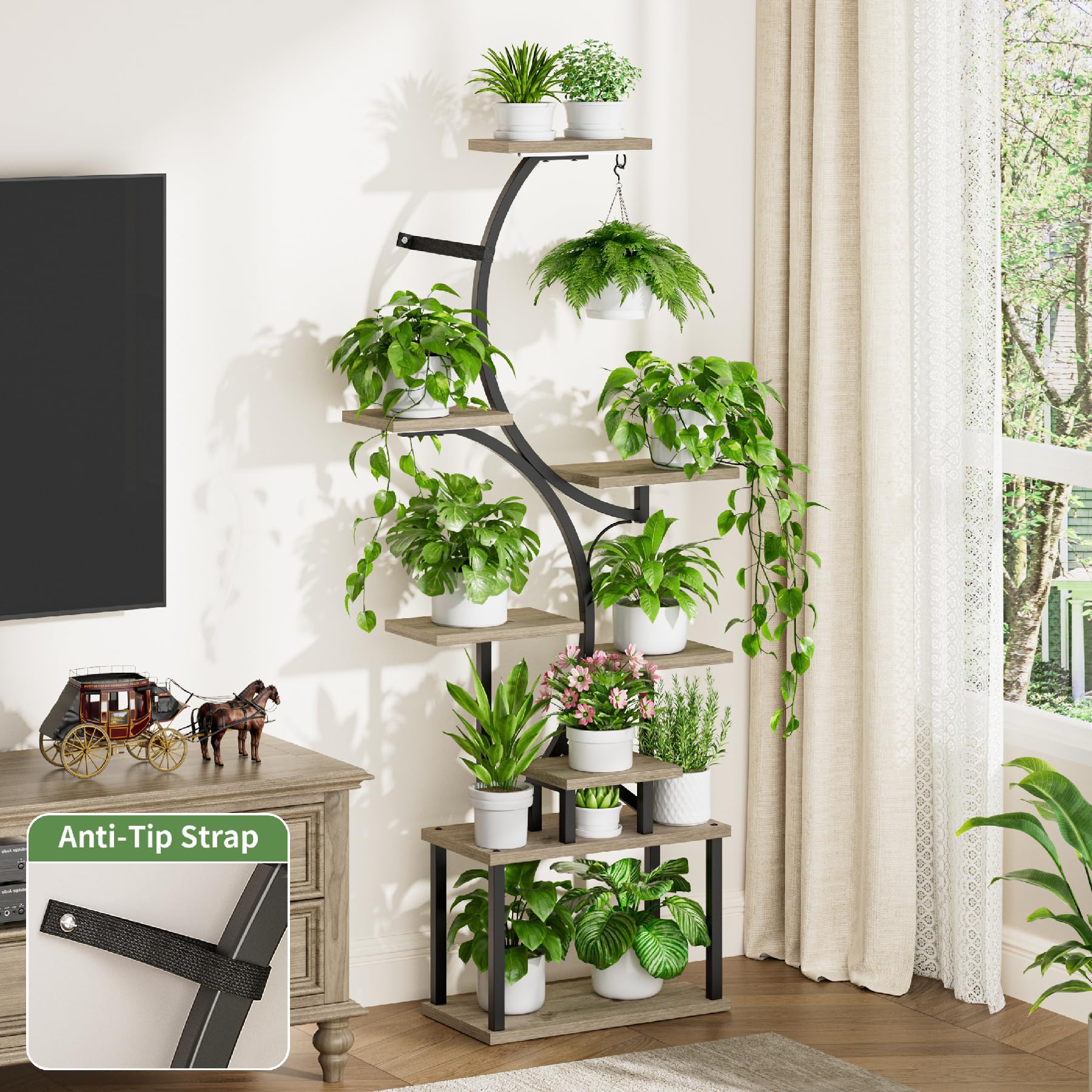 BACEKOLL timer-enabled grow lights automate indoor plant lighting.