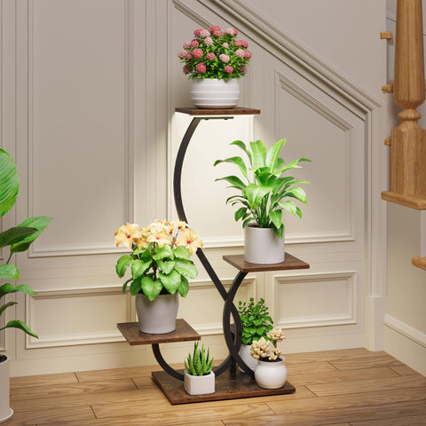 BACEKOLL full-spectrum grow light panel supports healthy plant growth