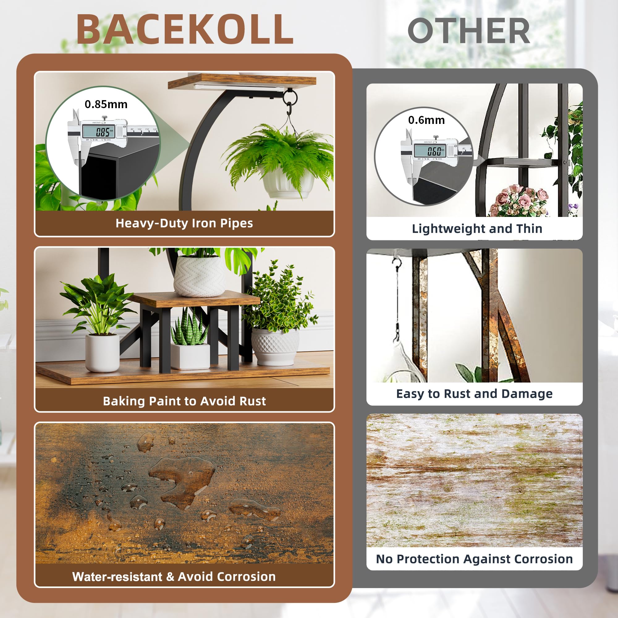 BACEKOLL furniture straps prevent tipping around children and pets.