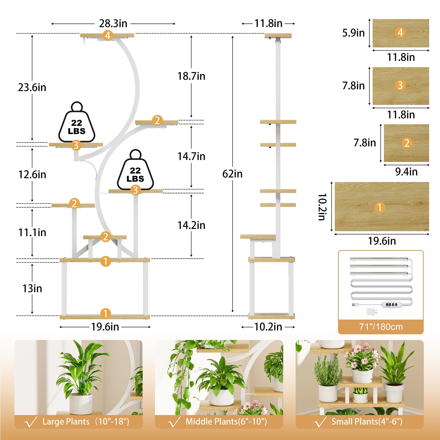 BACEKOLL hanging hook for adding trailing plants to the display