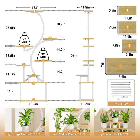 BACEKOLL hanging hook for adding trailing plants to the display