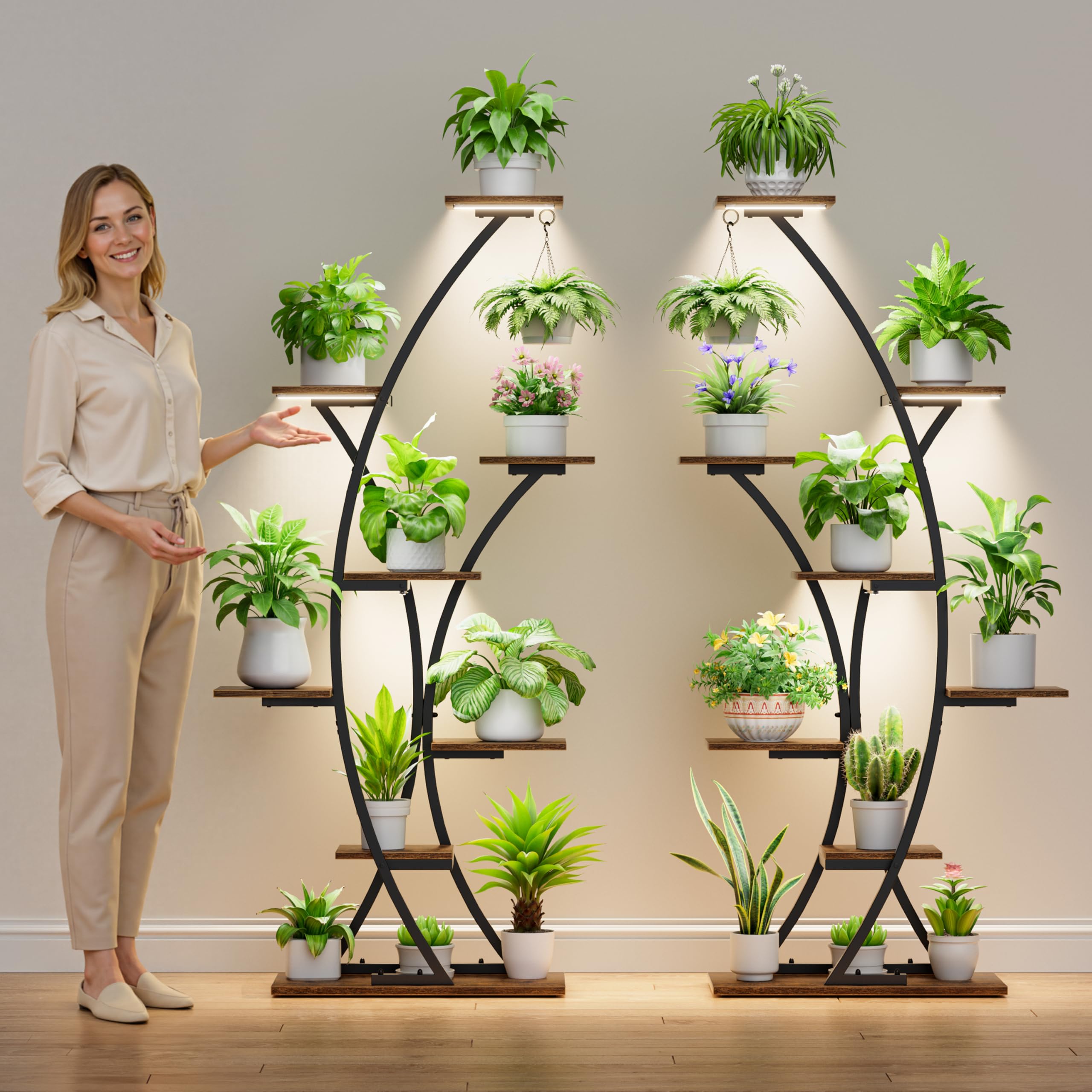 BACEKOLL indoor garden corner display in a bright room