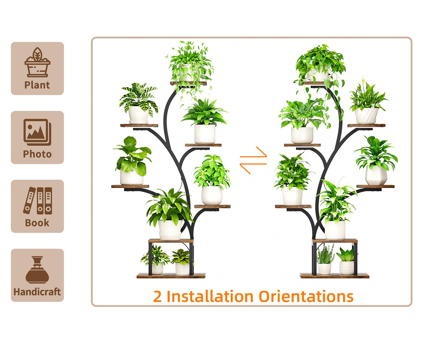 BACEKOLL versatile indoor-use plant stand for any room.