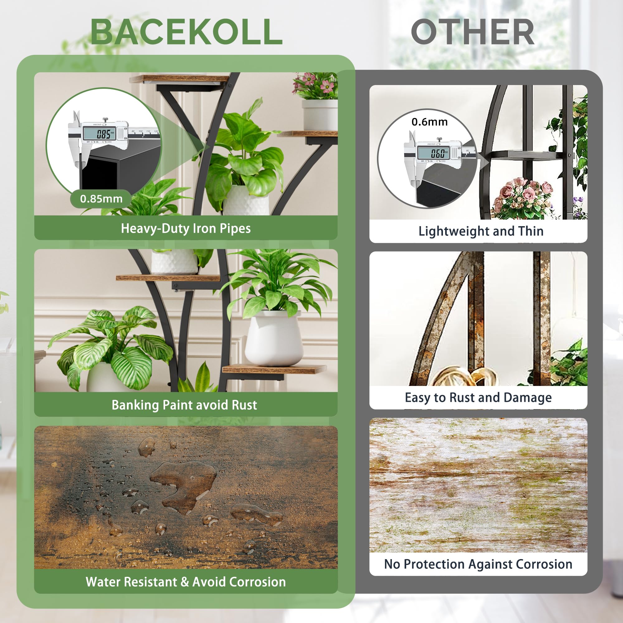 BACEKOLL versatile display for living room and patio