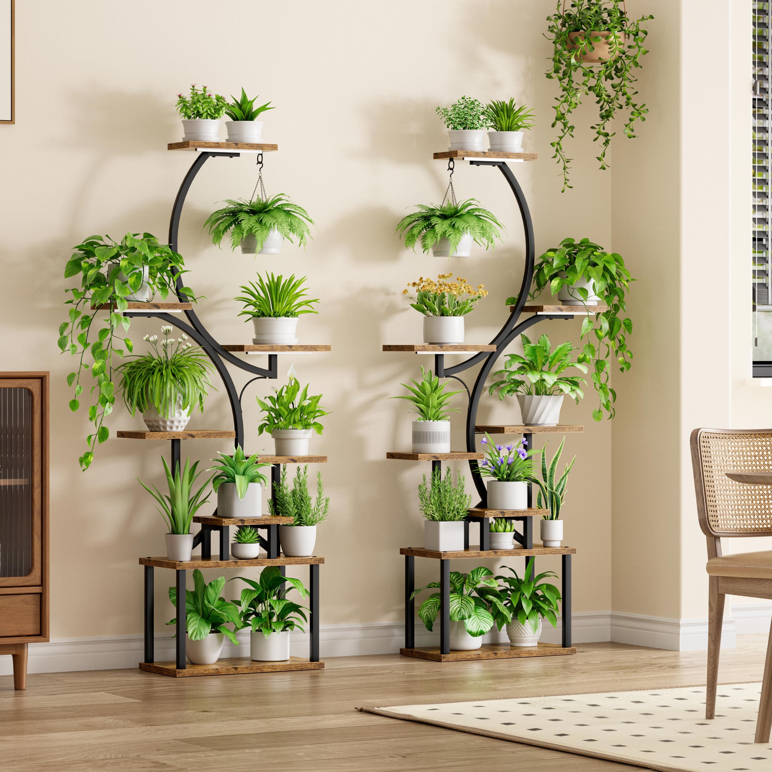 BACEKOLL hooks for hanging plants, expanding display options