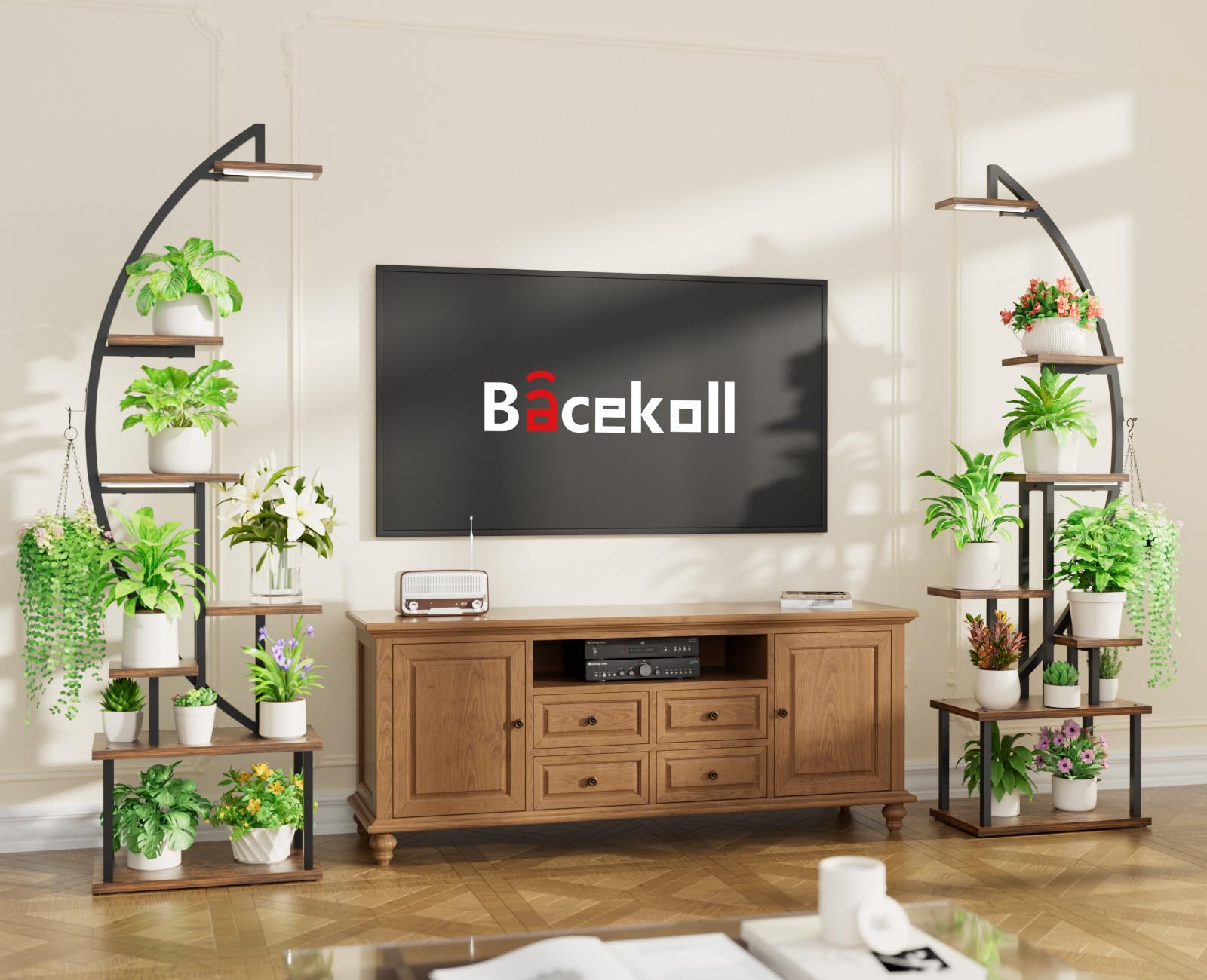 BACEKOLL sturdy iron frame with rust resistant baked finish