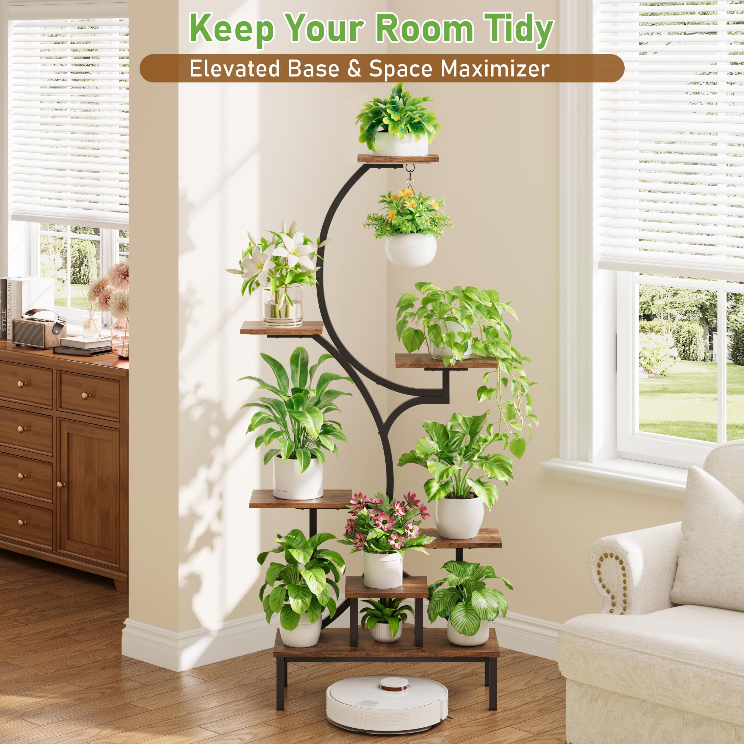 BACEKOLL vertical space-saving layout for organized indoor plants